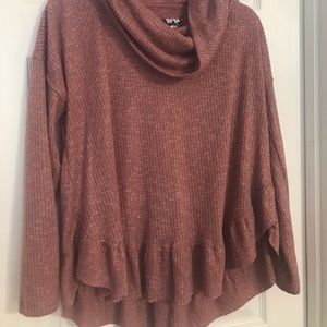 Anthropologie (Maeve) cowl neck sweater.